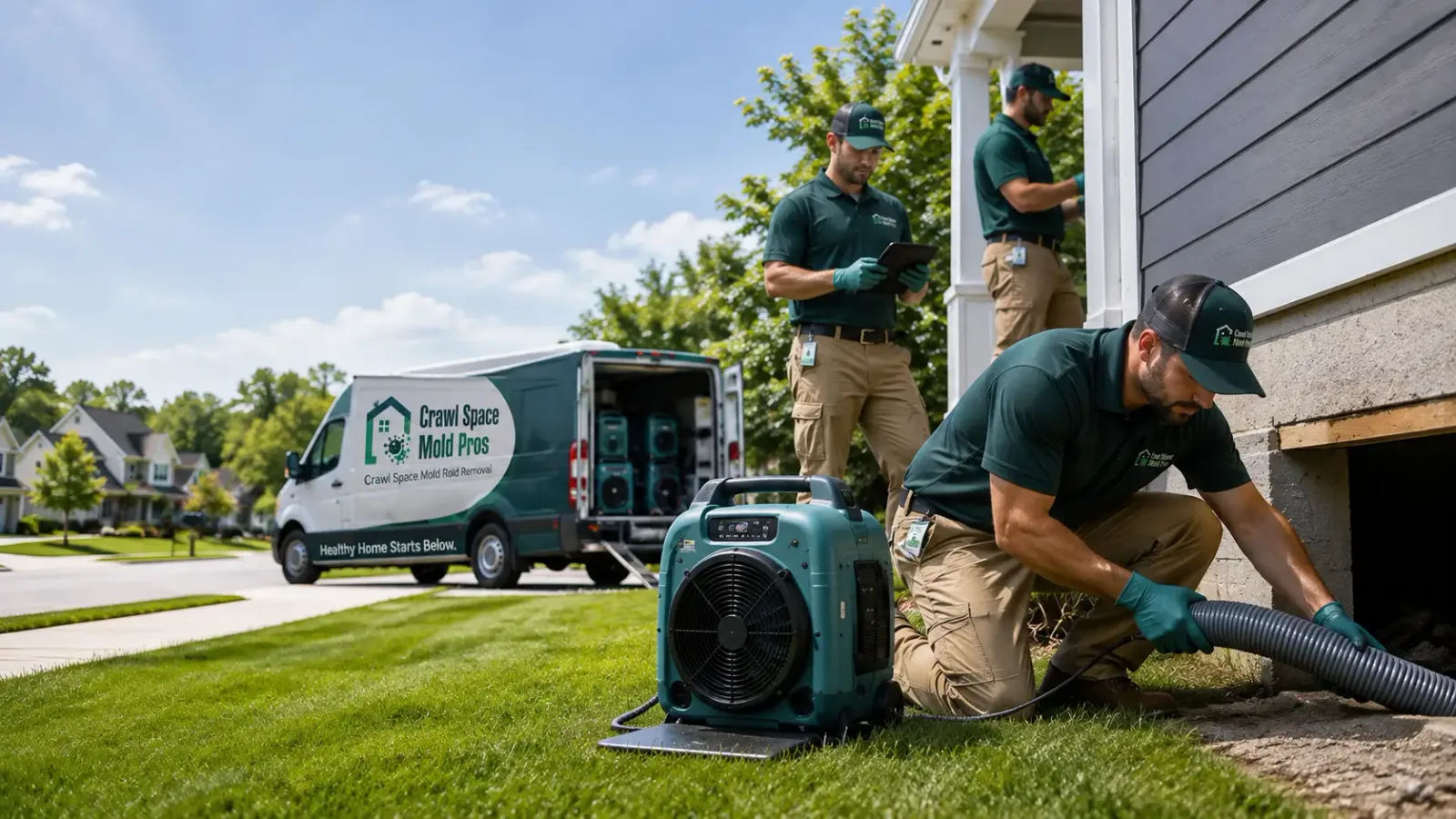 Crawl Space Mold Removal in Coalinga, CA
